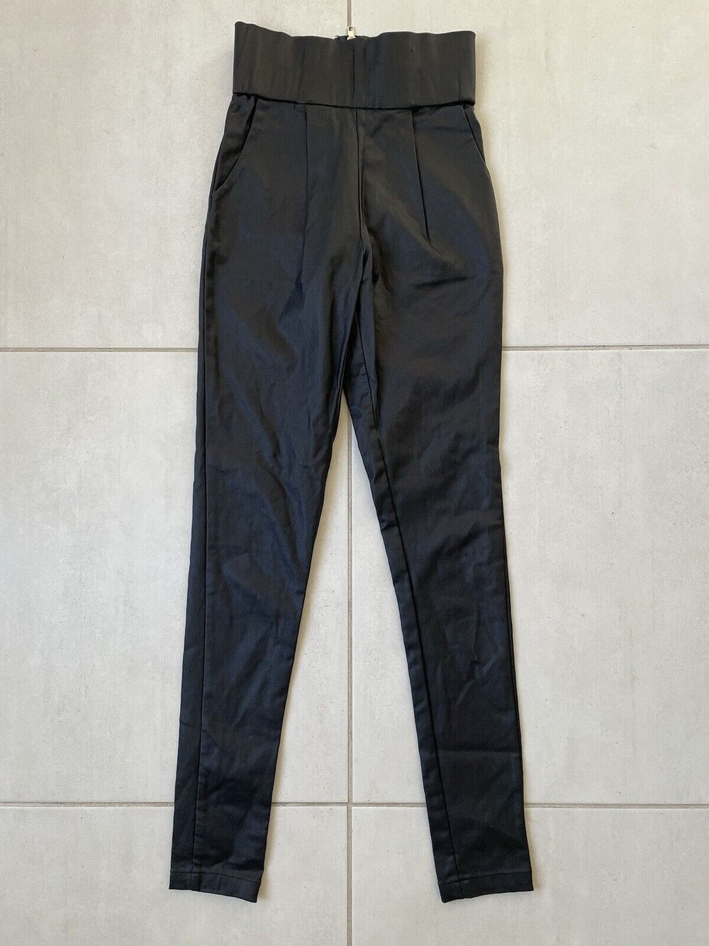 Asilio Revolve Pants Coated Skinny High Rise Stretch